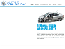 Tablet Screenshot of donalddaylaw.com